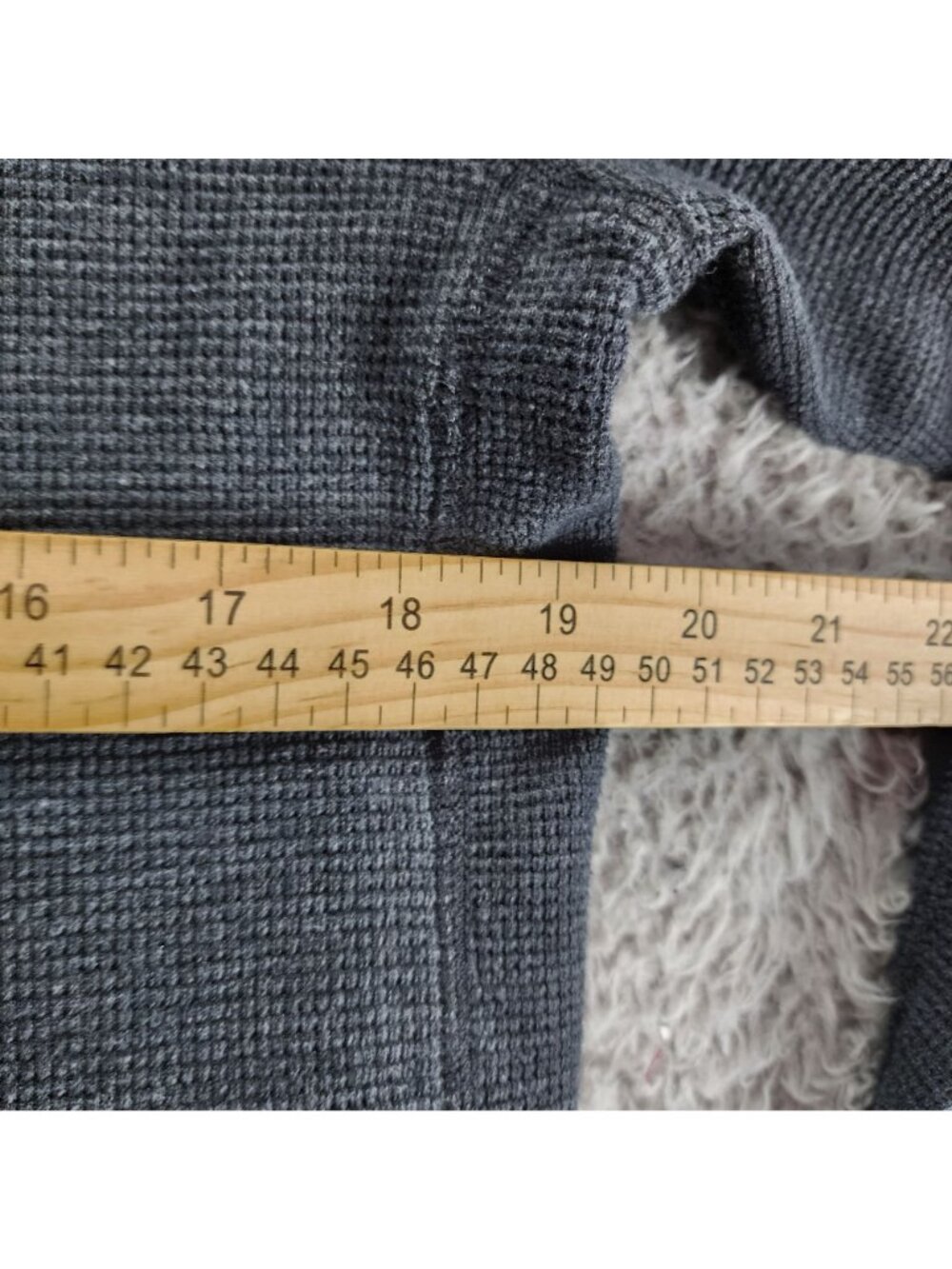 Eddie Bauer Shirt Mens Small Gray Long Sleeve Pullover Henley - Picture 4 of 8